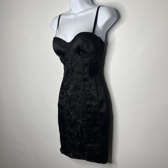 Guess by Marciano Dresses Guess Marciano Katarina Embroidered Black